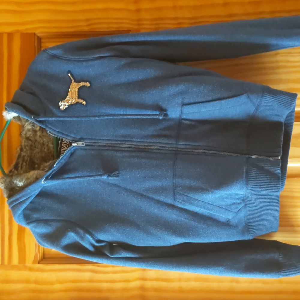 Pink fleece lined hoodie